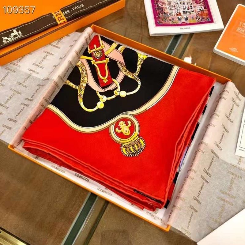 Hermes Twill Silk Scarf SS001132