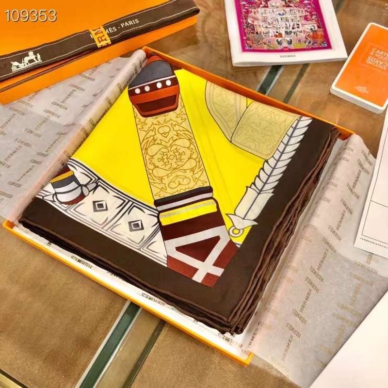 Hermes Twill Silk Scarf SS001133