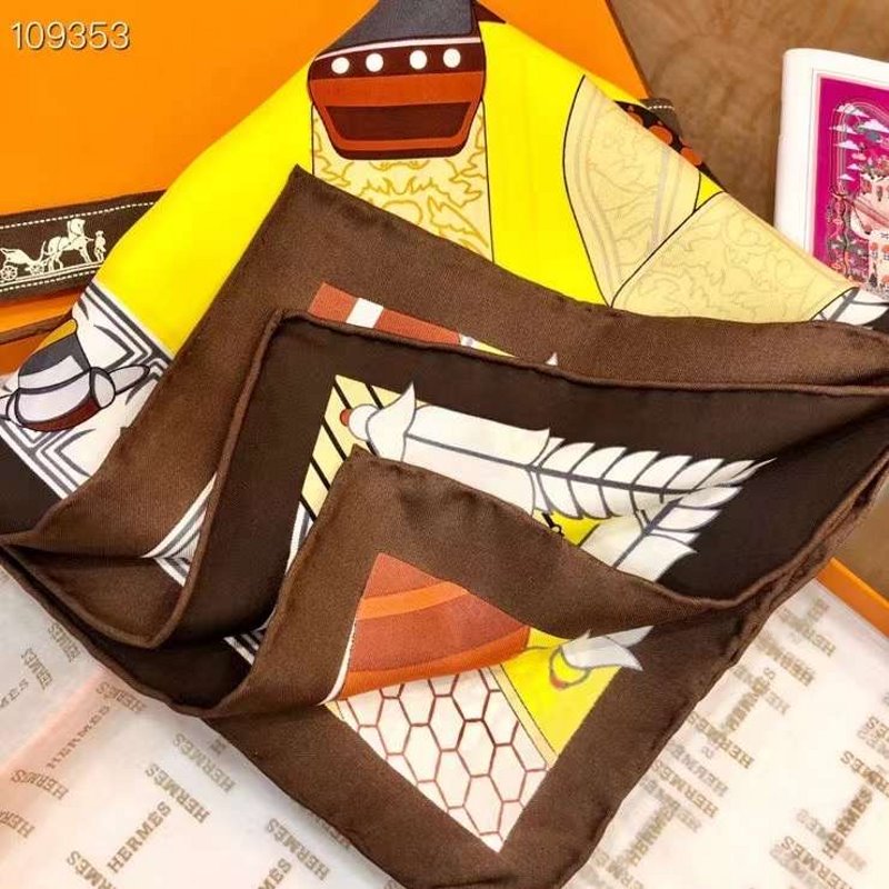 Hermes Twill Silk Scarf SS001133