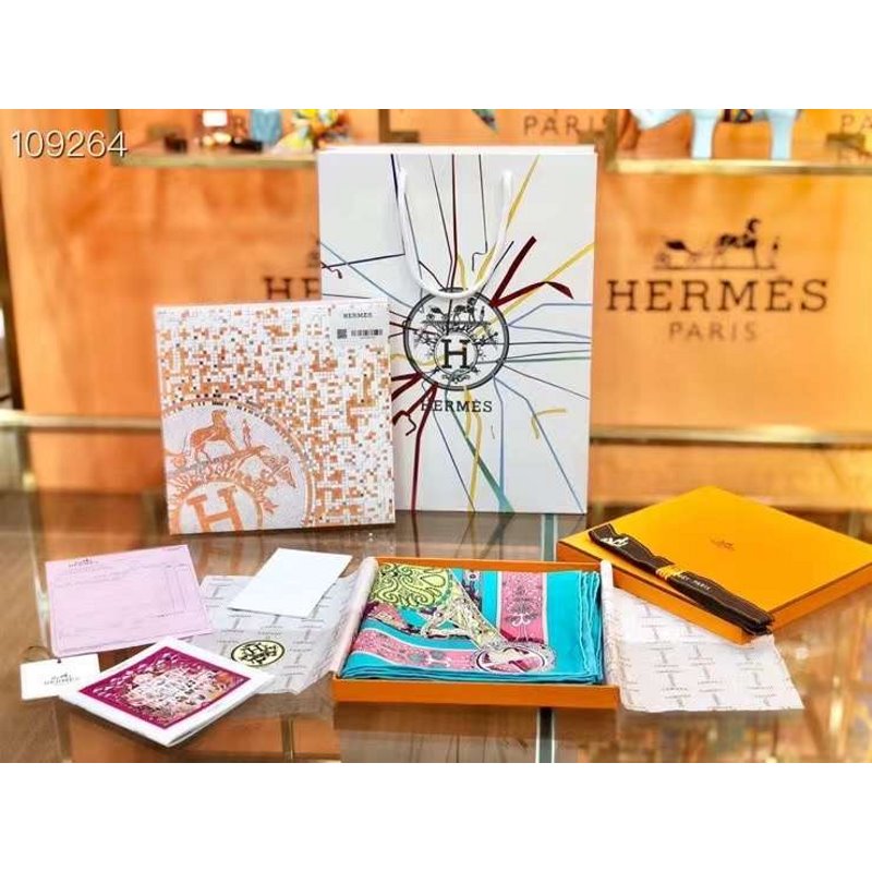 Hermes Twill Silk Scarf SS001134