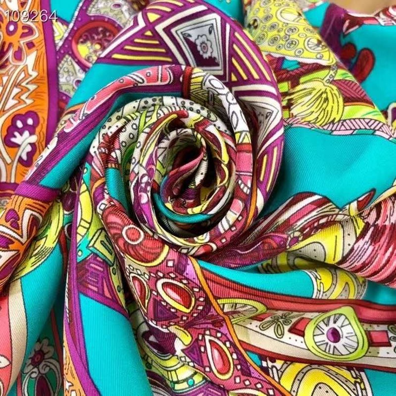 Hermes Twill Silk Scarf SS001134