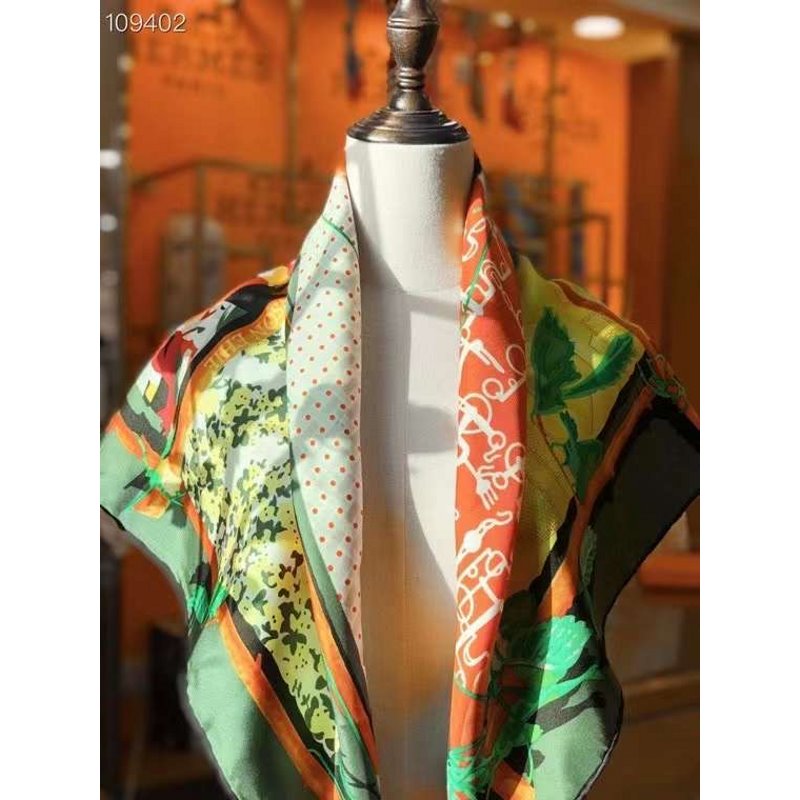 Hermes Twill Silk Scarf SS001135