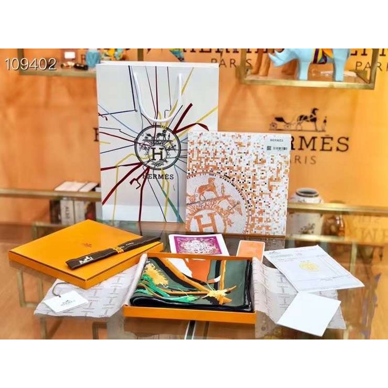 Hermes Twill Silk Scarf SS001135