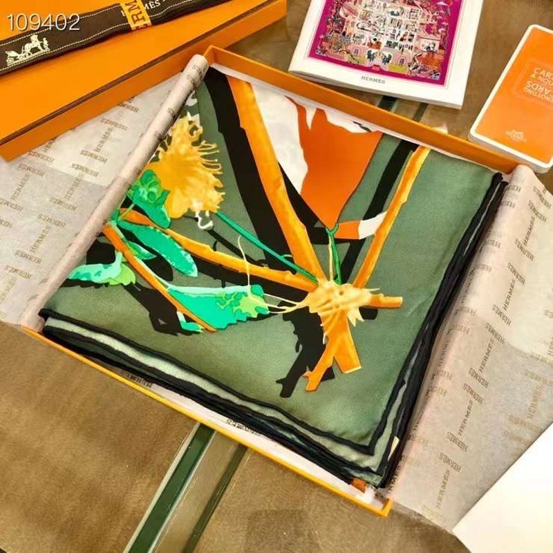 Hermes Twill Silk Scarf SS001135