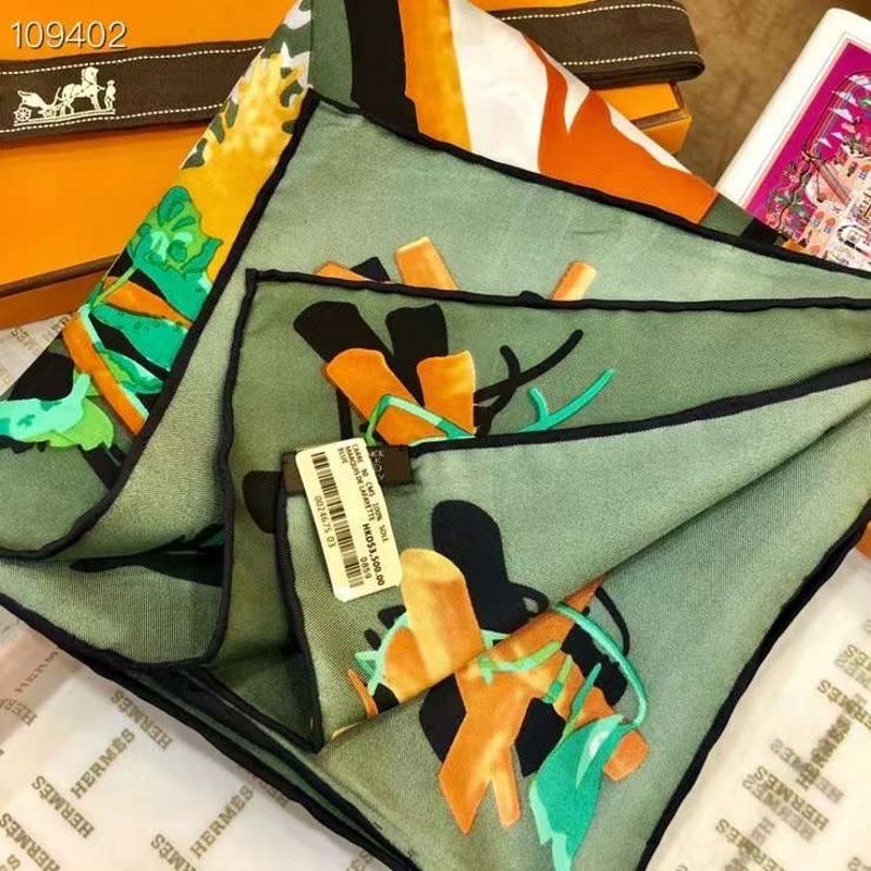 Hermes Twill Silk Scarf SS001135