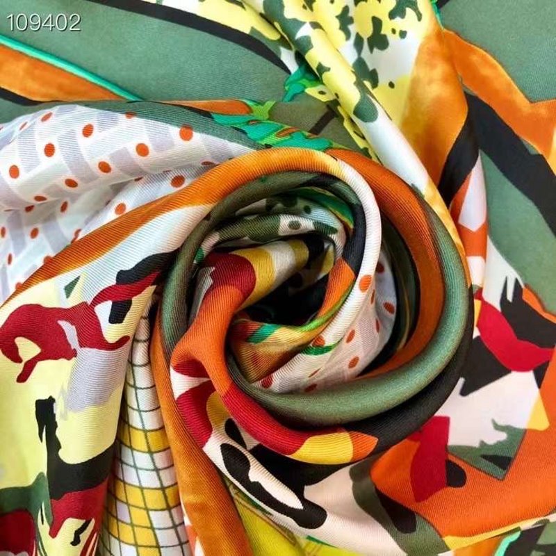 Hermes Twill Silk Scarf SS001135