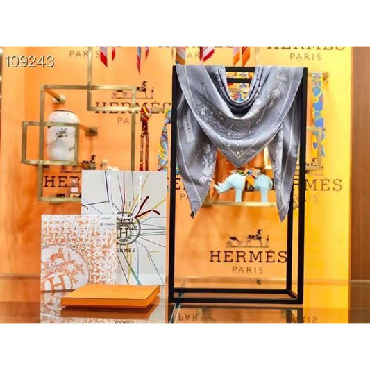 Hermes Twill Silk Scarf SS001136