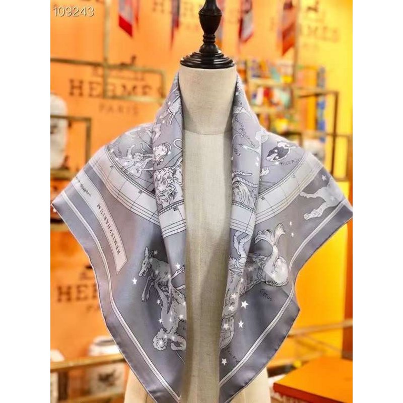 Hermes Twill Silk Scarf SS001136