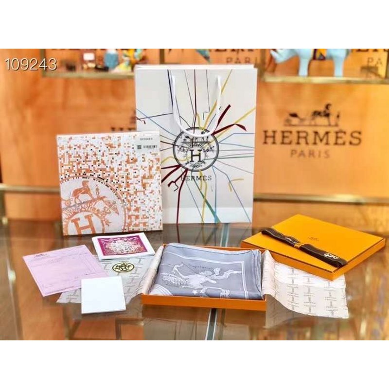 Hermes Twill Silk Scarf SS001136