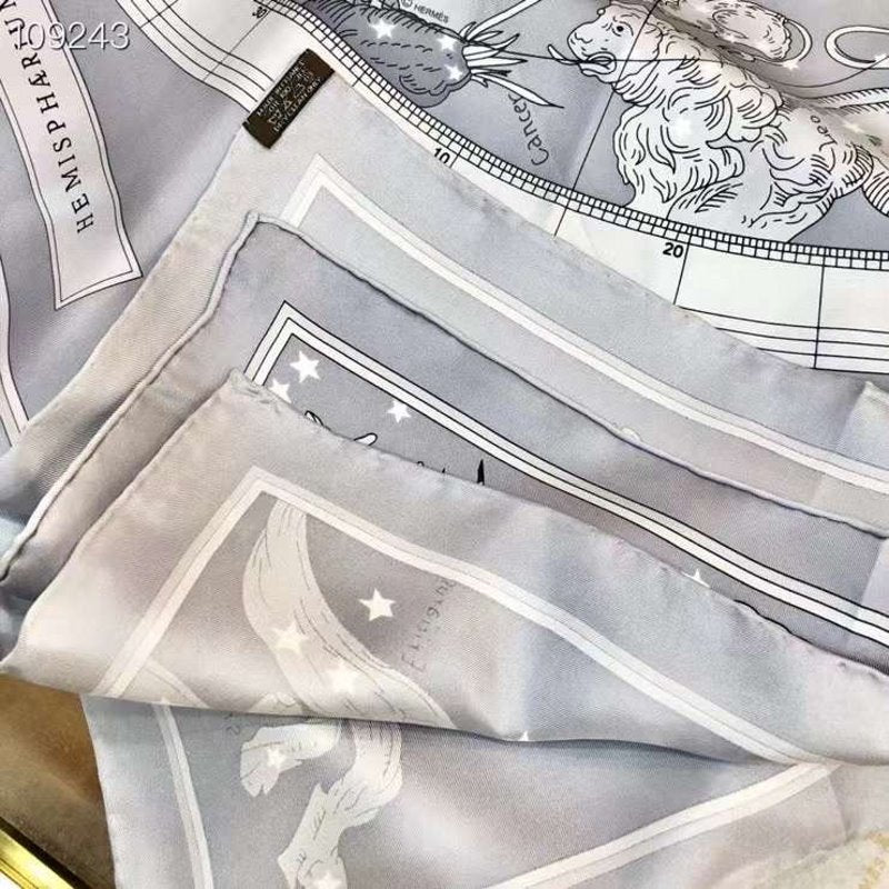 Hermes Twill Silk Scarf SS001136