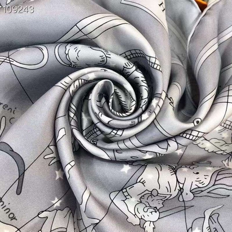 Hermes Twill Silk Scarf SS001136