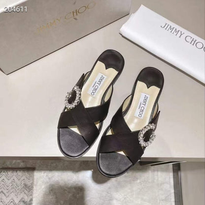 Jimmy Choo C Buckle Slippers SHS05060