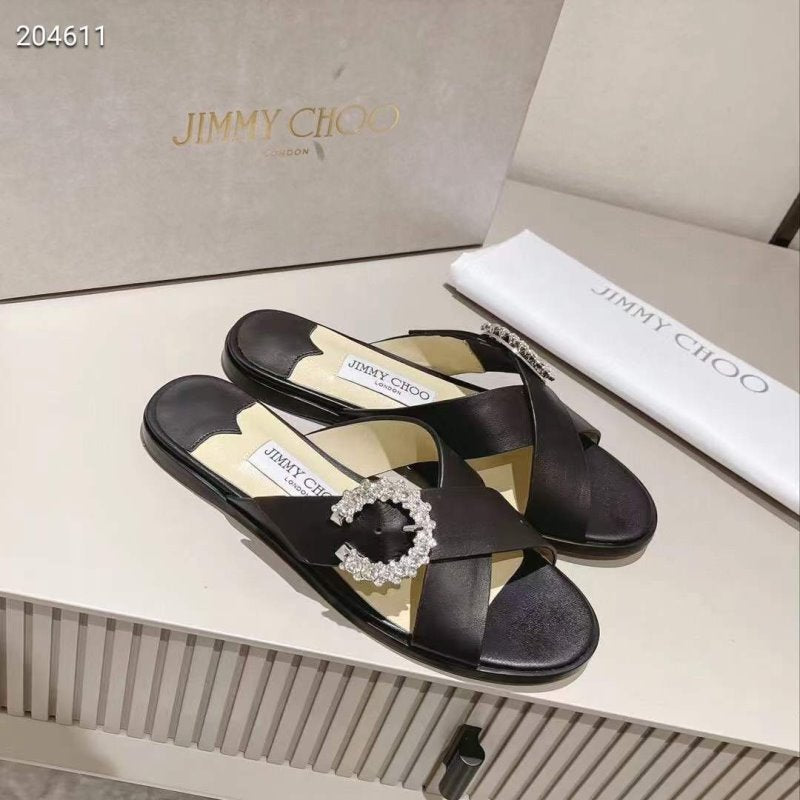 Jimmy Choo C Buckle Slippers SHS05060