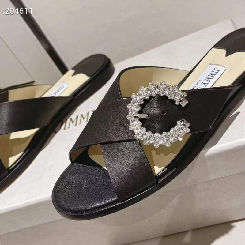 Jimmy Choo C Buckle Slippers SHS05060