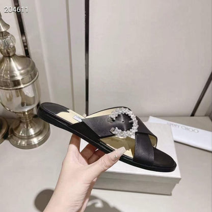 Jimmy Choo C Buckle Slippers SHS05060