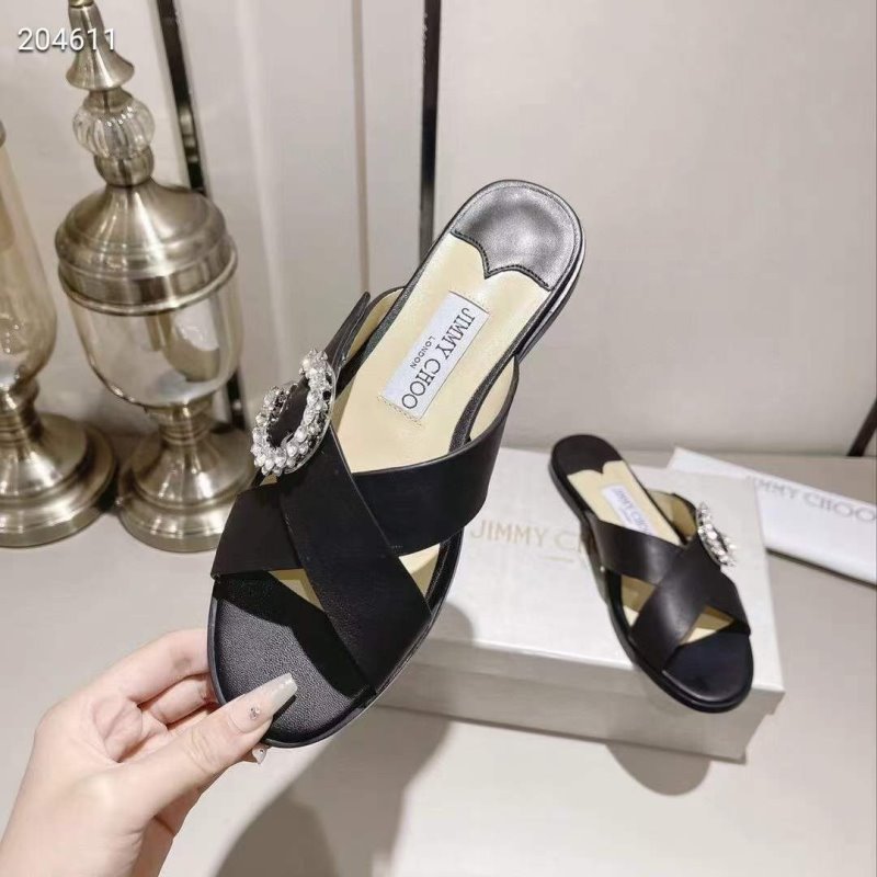 Jimmy Choo C Buckle Slippers SHS05060