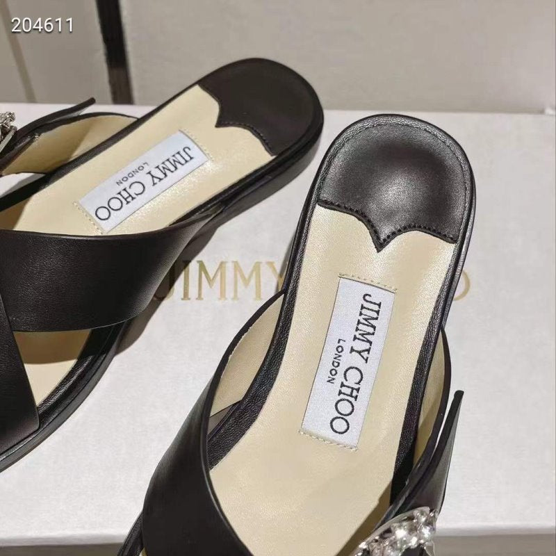 Jimmy Choo C Buckle Slippers SHS05060