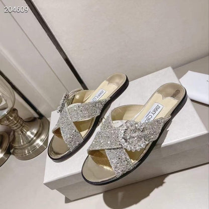 Jimmy Choo C Buckle Slippers SHS05061