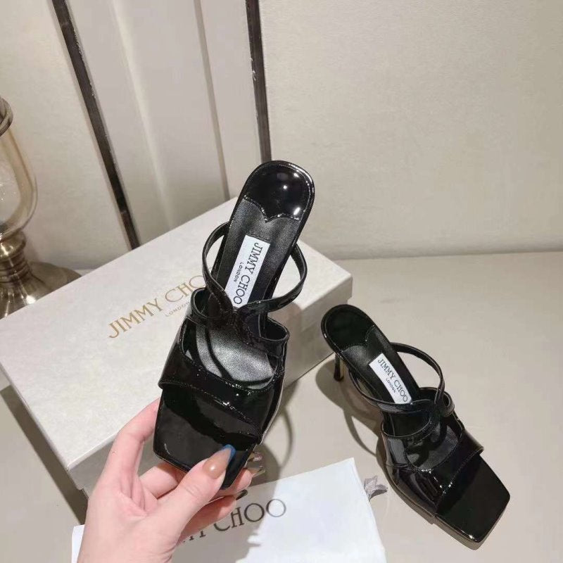 Jimmy Choo High Heel Flip Flop Sandals SHS05038