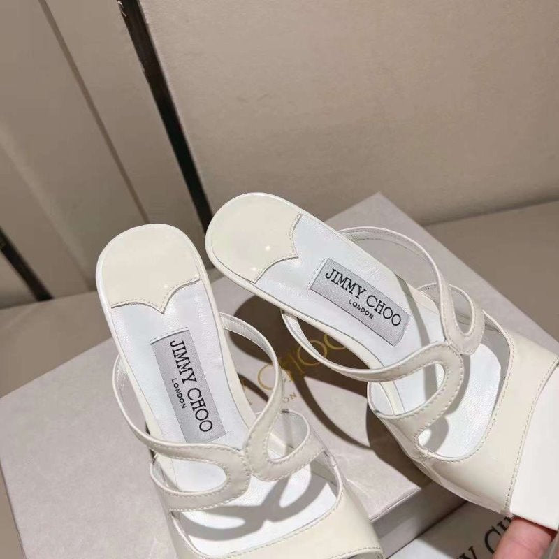 Jimmy Choo High Heel Flip Flop Sandals SHS05039