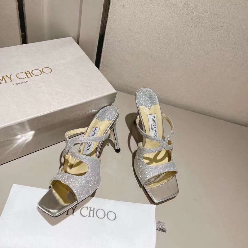 Jimmy Choo High Heel Flip Flop Sandals SHS05040