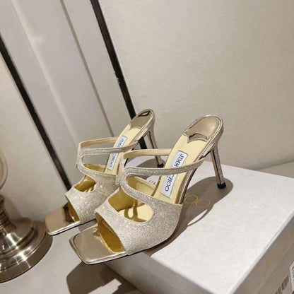 Jimmy Choo High Heel Flip Flop Sandals SHS05041