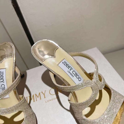 Jimmy Choo High Heel Flip Flop Sandals SHS05041