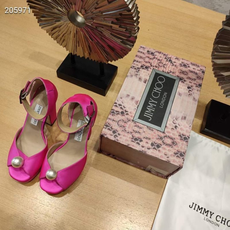 Jimmy Choo Thick High Heeled Sandals SHS05028