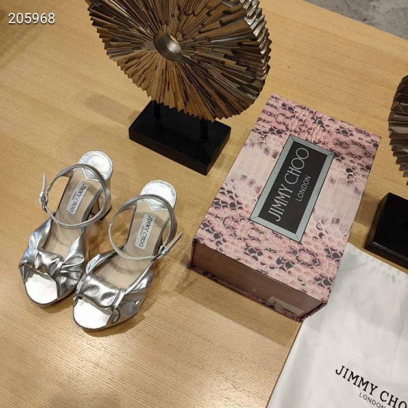 Jimmy Choo Thick High Heeled Sandals SHS05029