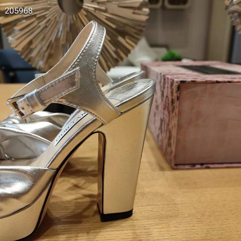 Jimmy Choo Thick High Heeled Sandals SHS05029