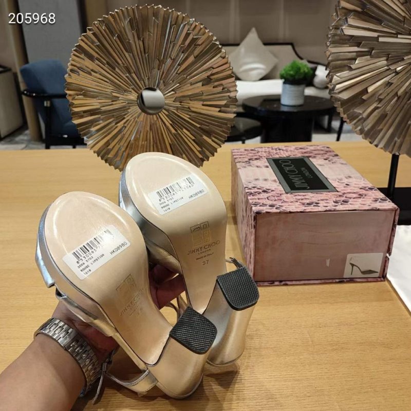 Jimmy Choo Thick High Heeled Sandals SHS05029