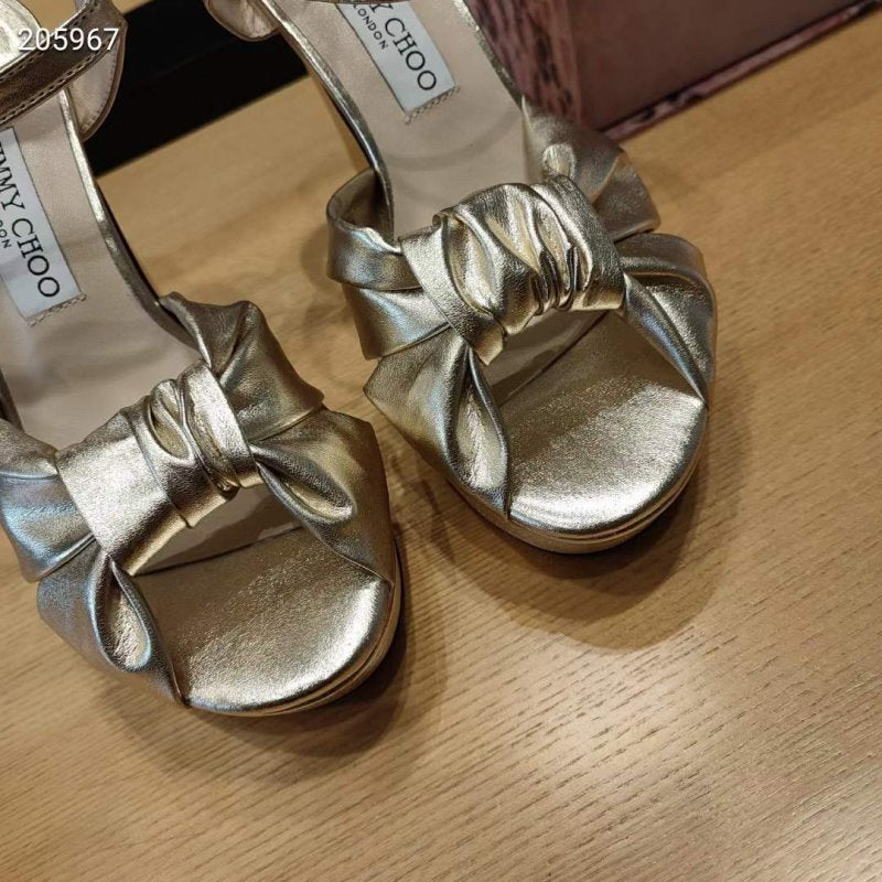 Jimmy Choo Thick High Heeled Sandals SHS05030