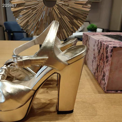 Jimmy Choo Thick High Heeled Sandals SHS05030