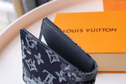 Louis Vuitton Black Wallet  WLB01284