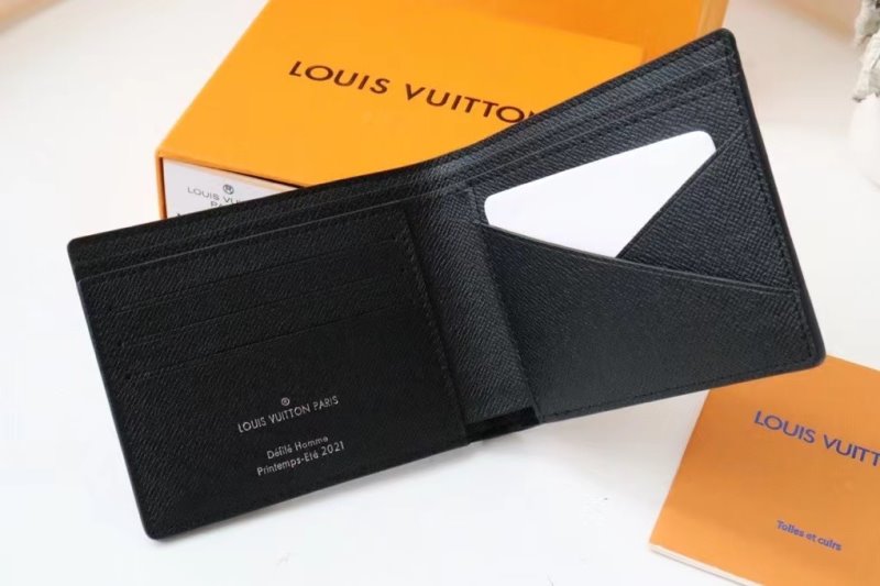 Louis Vuitton Black Wallet  WLB01285