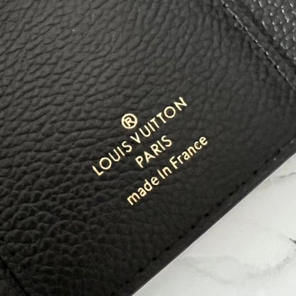 Louis Vuitton Black Zippy Wallet WLB01280