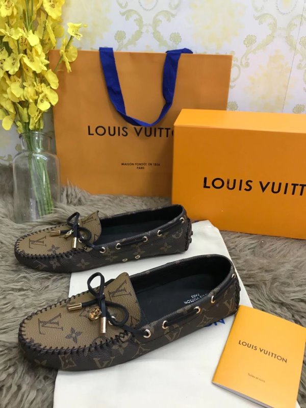 Louis Vuitton Brown Shoes SHS02551