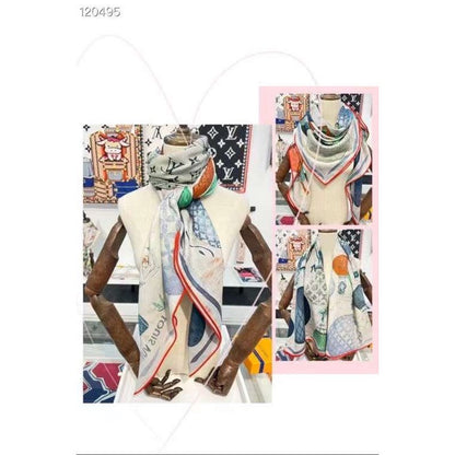 Louis Vuitton Cashmere Silk Scarf SS001289