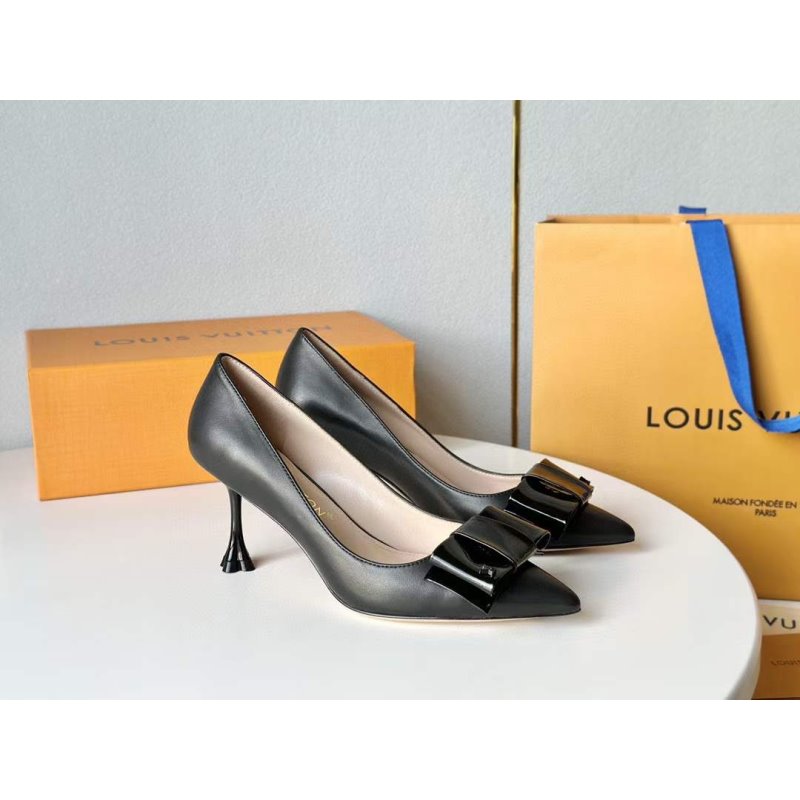 Louis Vuitton Heeled Pointed Toe Shoes  SH00116