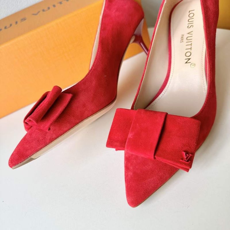Louis Vuitton Heeled Pointed Toe Shoes  SH00118