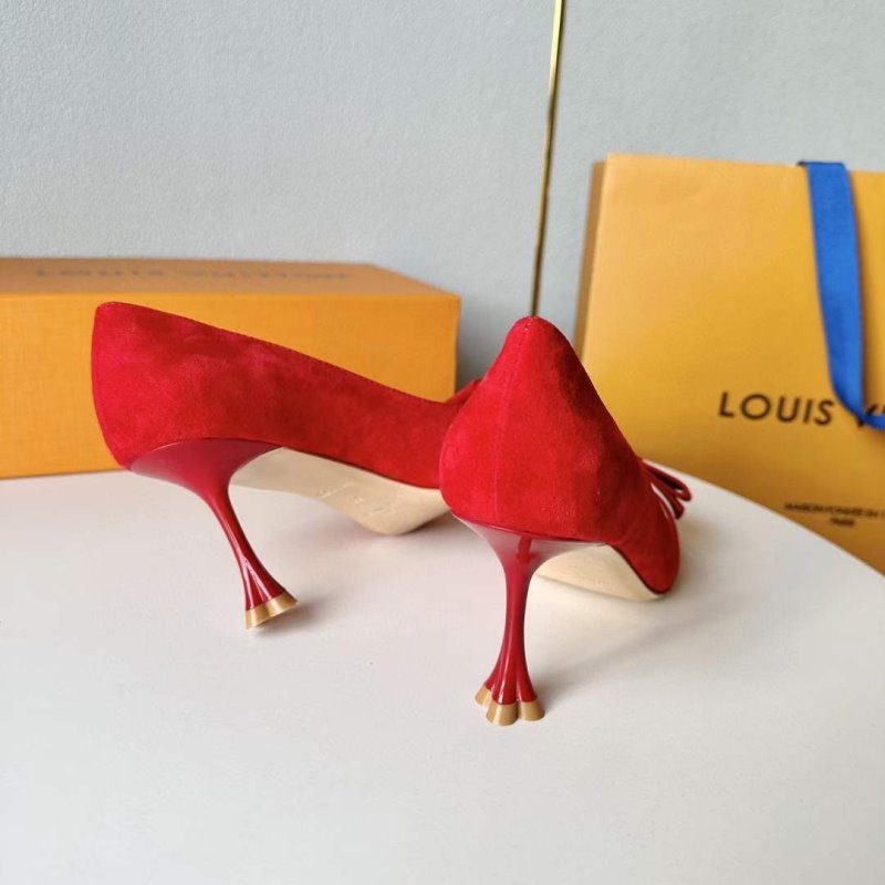 Louis Vuitton Heeled Pointed Toe Shoes  SH00118