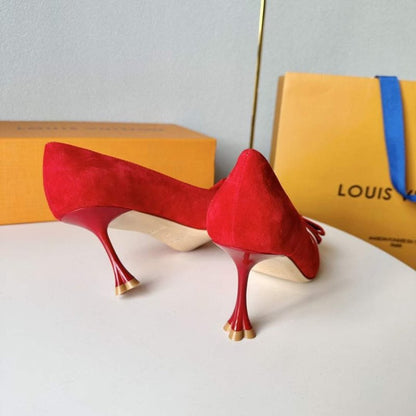 Louis Vuitton Heeled Pointed Toe Shoes  SH00118