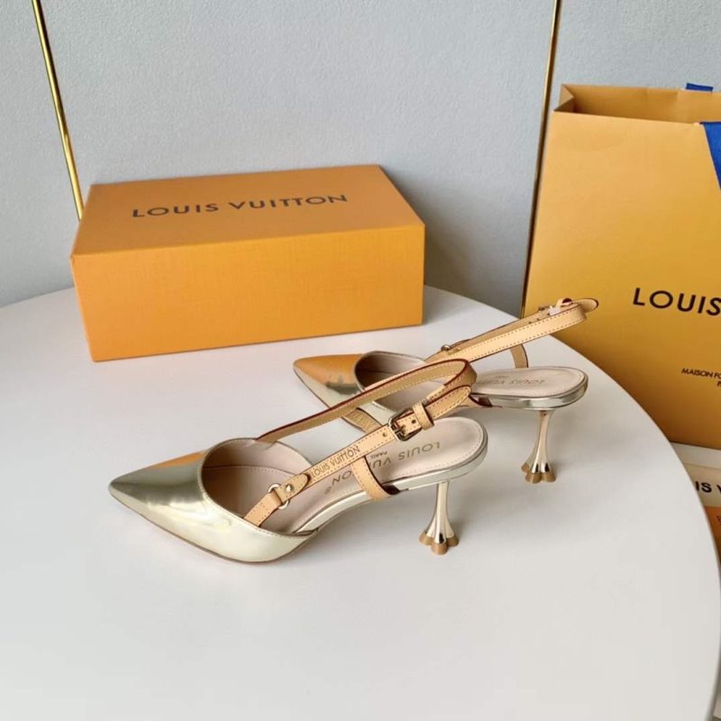 Louis Vuitton High Heeled Sandals SH00221