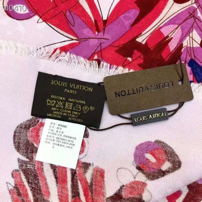 Louis Vuitton Muberry Silk Scarf SS001307