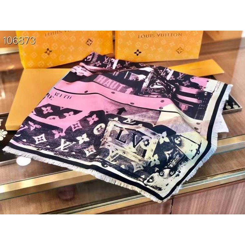 Louis Vuitton Muberry Silk Scarf SS001312