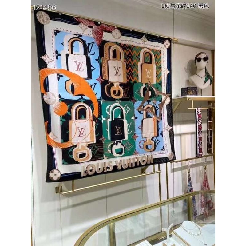 Louis Vuitton Silk and Wool Scarf SS001281
