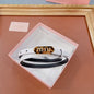 Miu Miu White and Black Leather  Belt  WLB01183