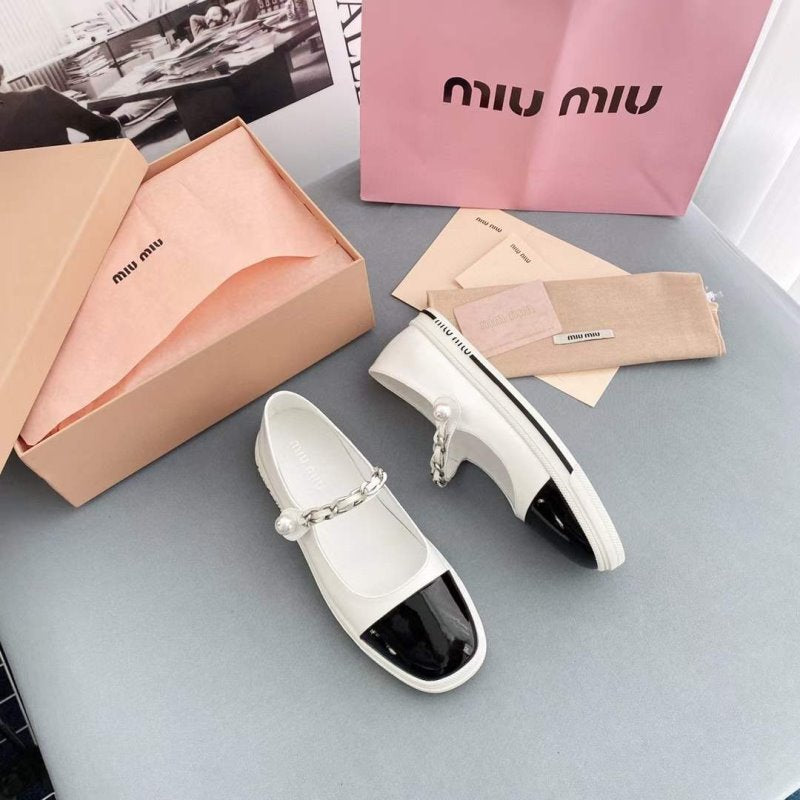 Miu miu Ballet Flat Sole Shoes SHS05407