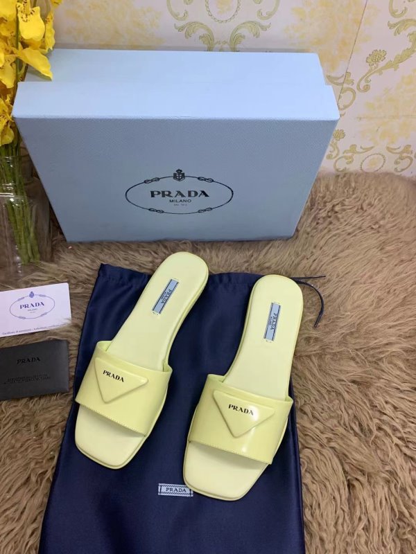 Prada Green Slippers SHS02547