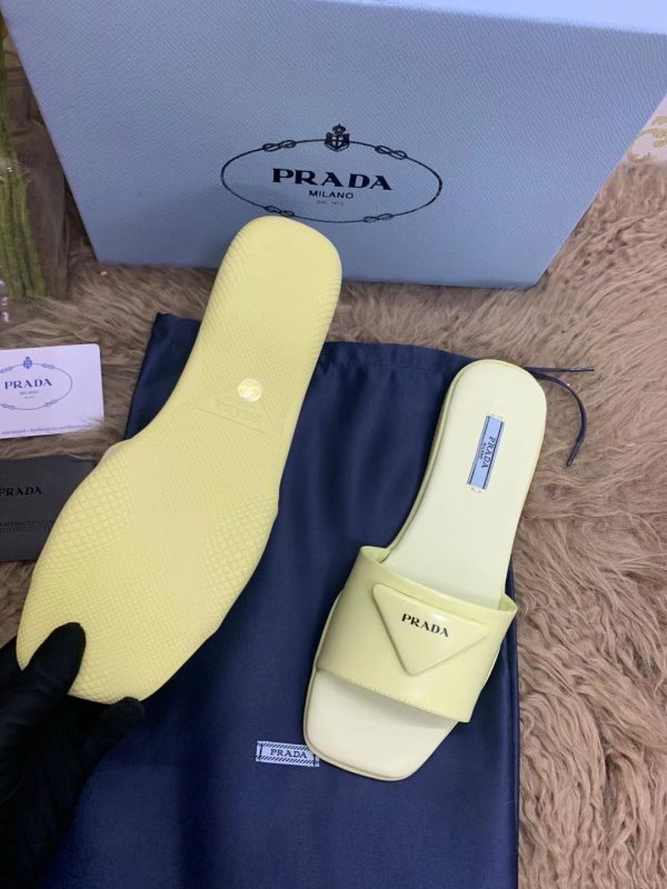 Prada Green Slippers SHS02547